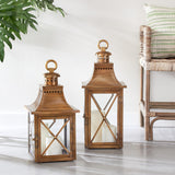 Napa Antique Brass HOMES LANTERN LARGE