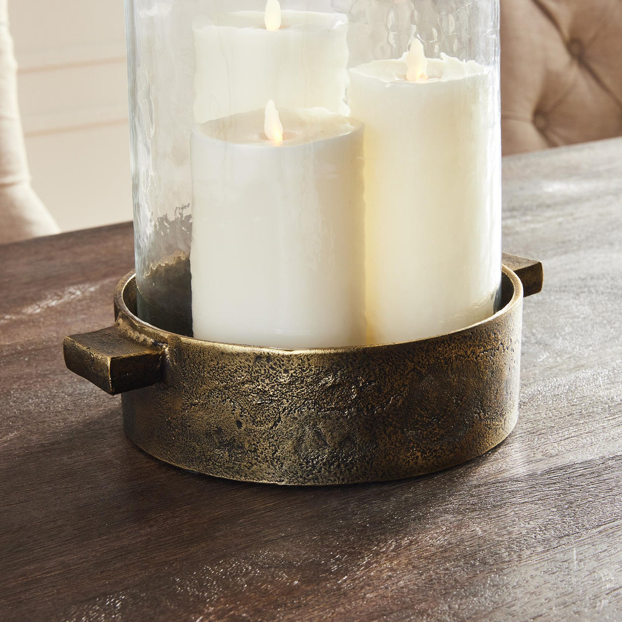 Napa Antique Brass BENICIA HURRICANE