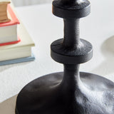 Napa Black bronze ABACUS PETITE CANDLE STANDS, SET OF 2