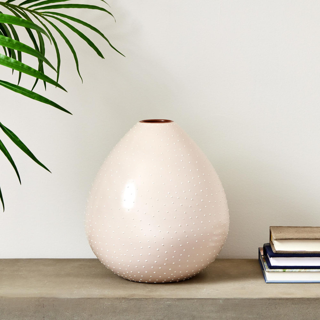 Napa Ecru/White KEYLA VASE LARGE