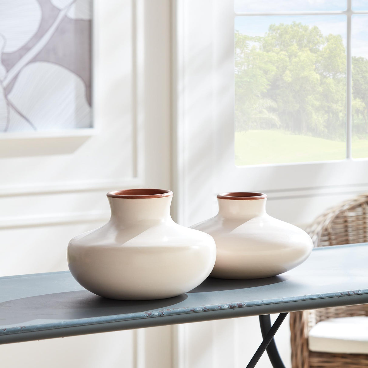 Napa Ecru FIORELLA VASE SMALL