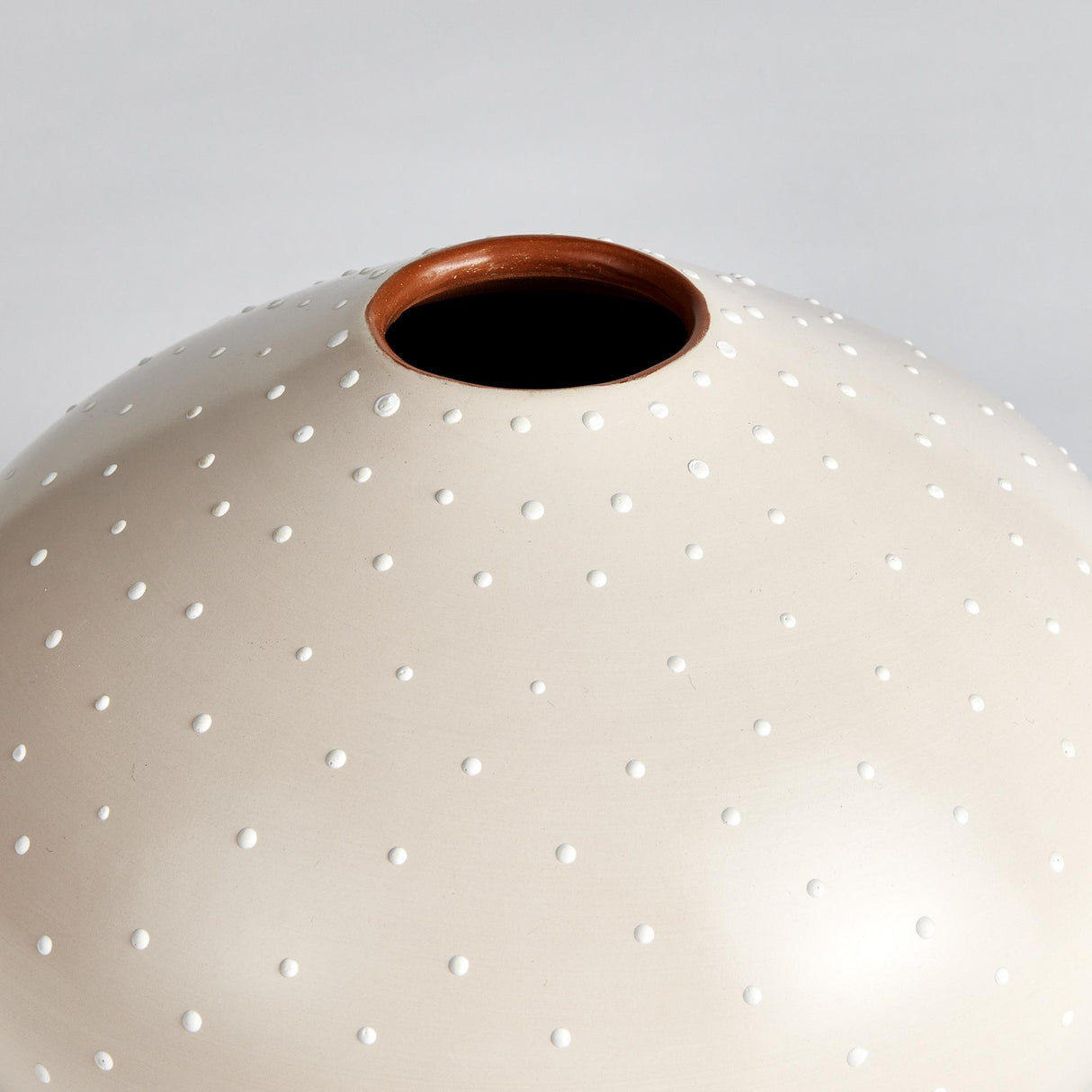 Napa Ecru/White KEYLA VASE SMALL