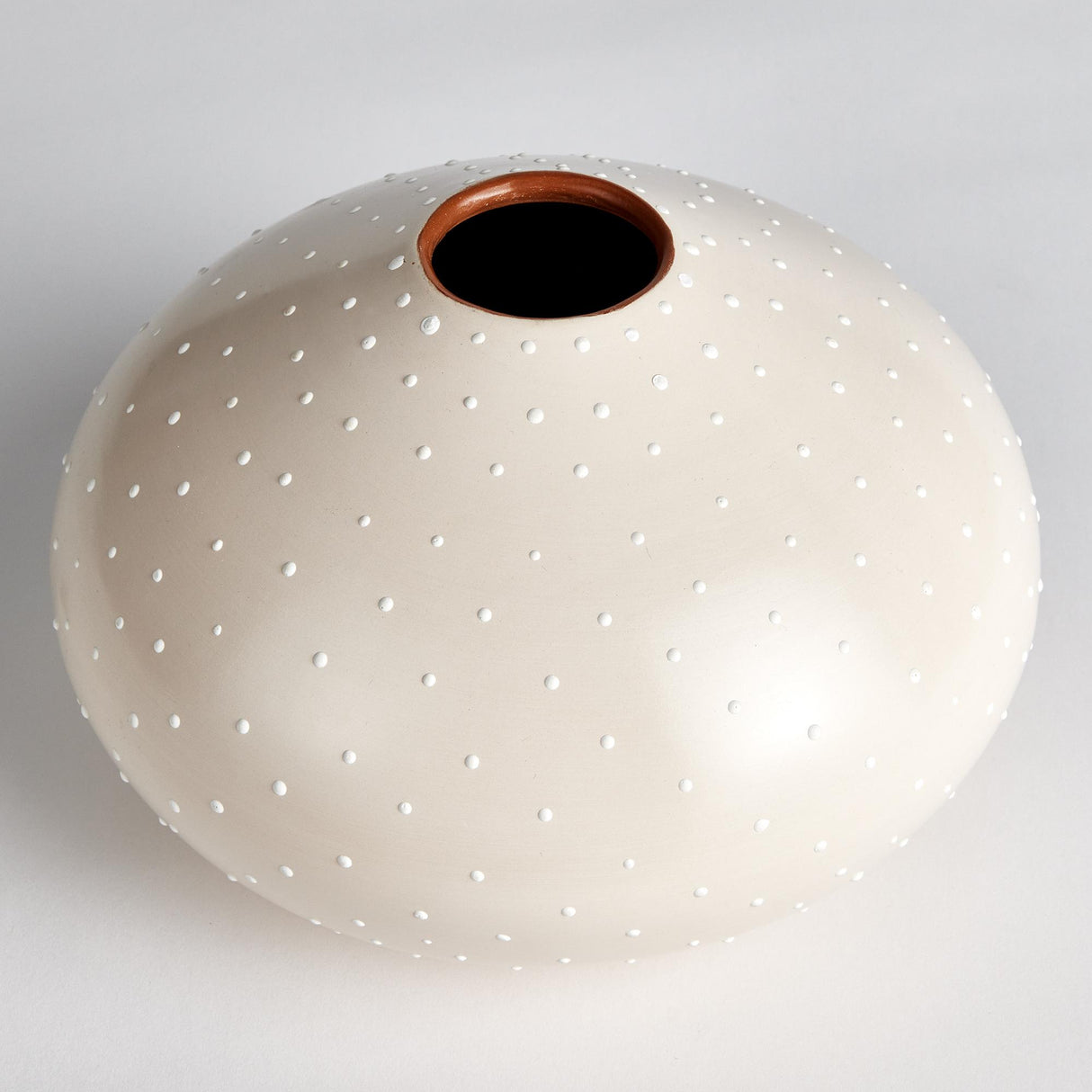 Napa Ecru/White KEYLA VASE SMALL