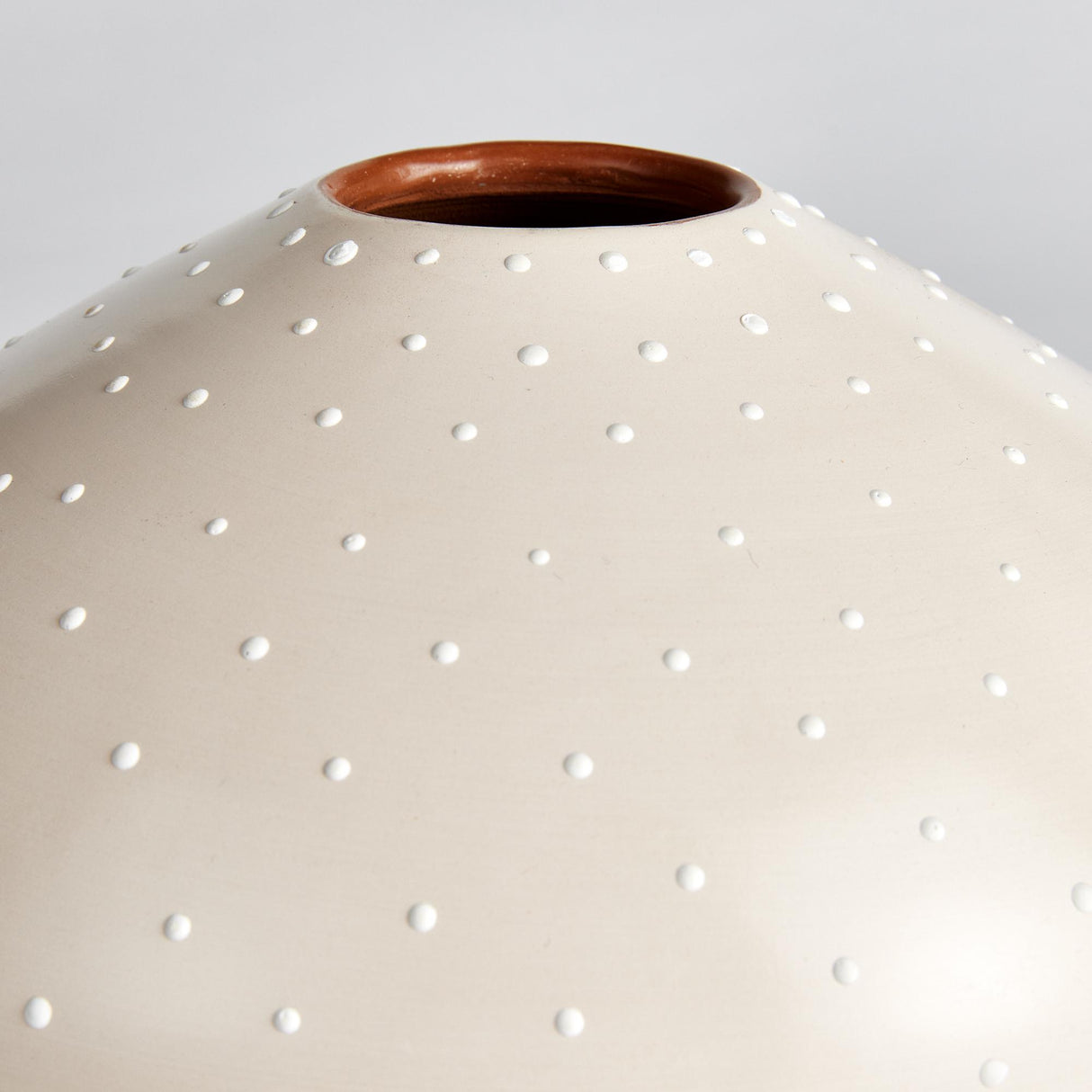 Napa Ecru/White KEYLA VASE SMALL