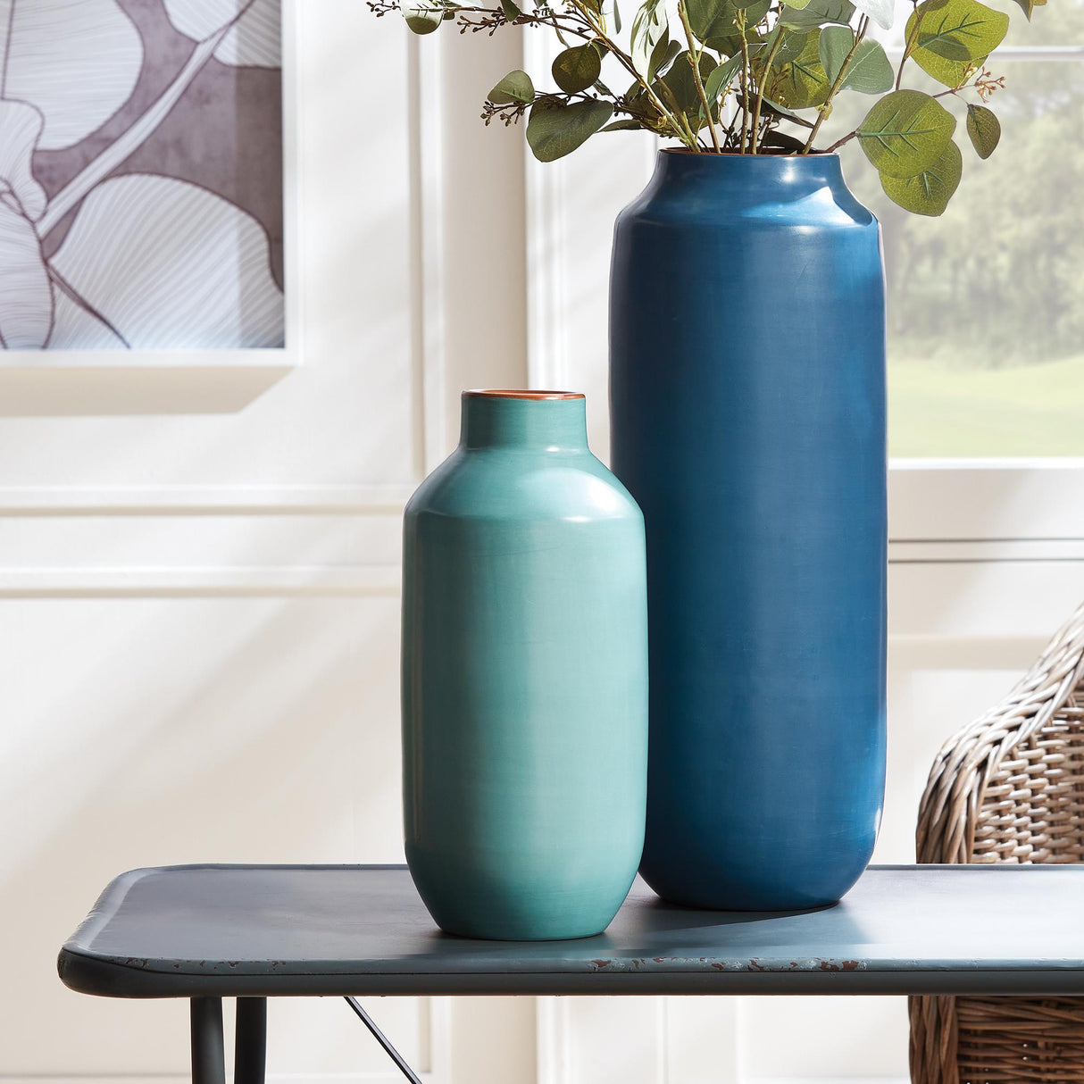 Napa Pastel Blue LUCELA BOTTLE VASE