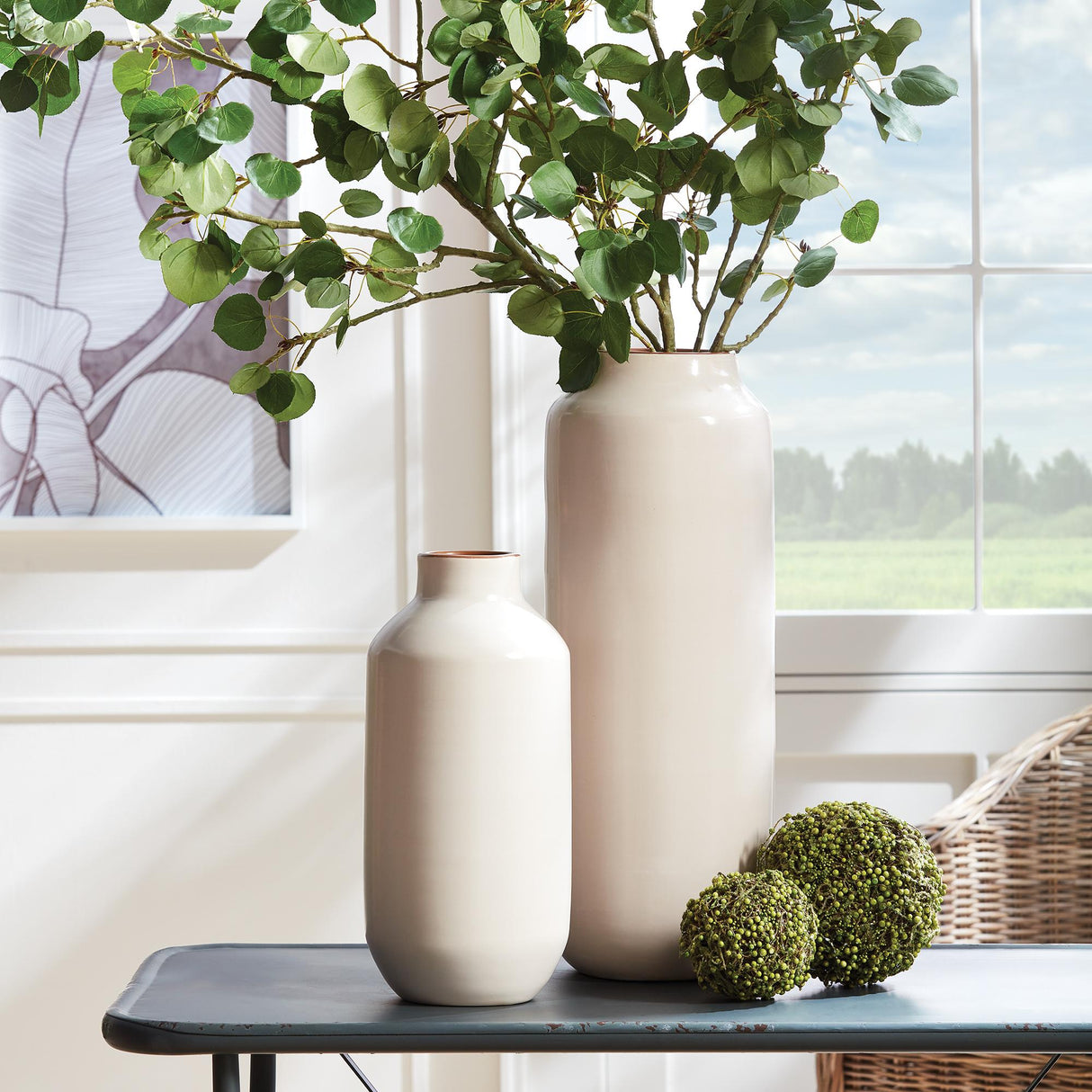 Napa Ecru LUCELA BOTTLE VASE
