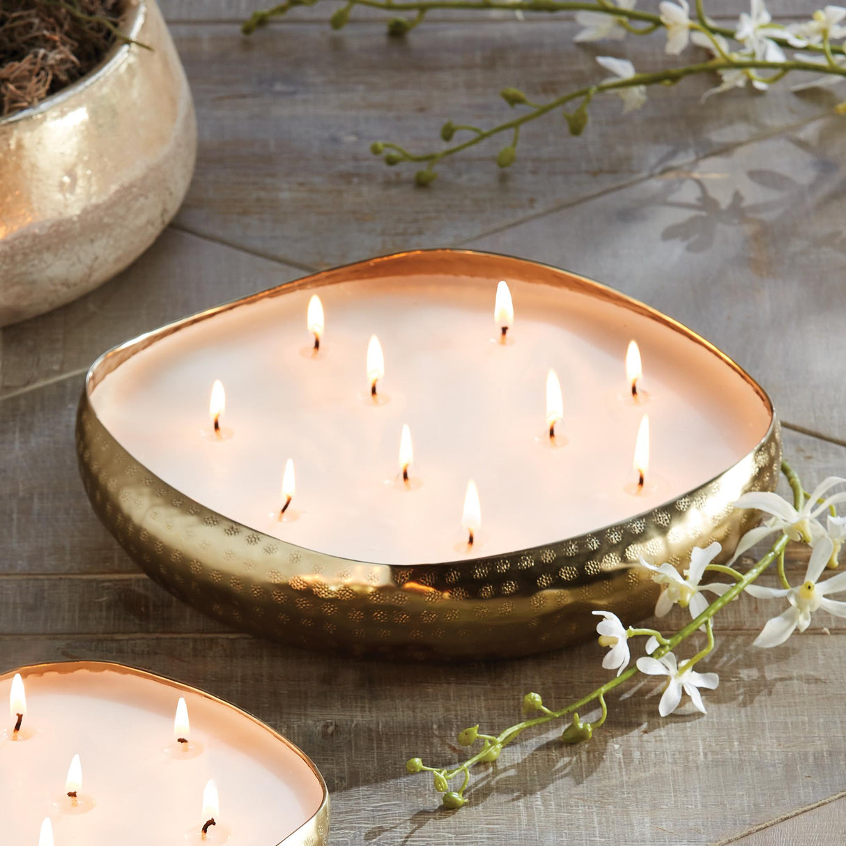 Napa Gold CASHMERE 10-WICK CANDLE TRAY