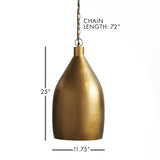 Napa Antique Brass LOXLEY PENDANT SMALL