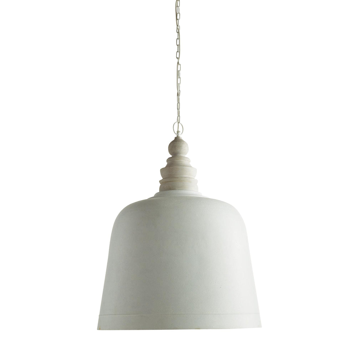 Napa White/Gold CLAUDETTE GRANDE DOME PENDANT