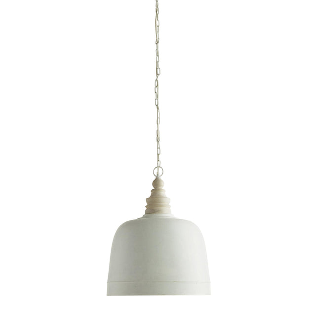 Napa White/Gold CLAUDETTE DOME PENDANT