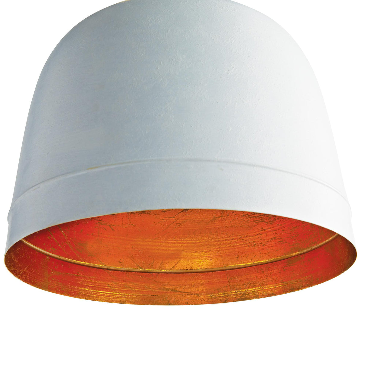 Napa White/Gold CLAUDETTE DOME PENDANT