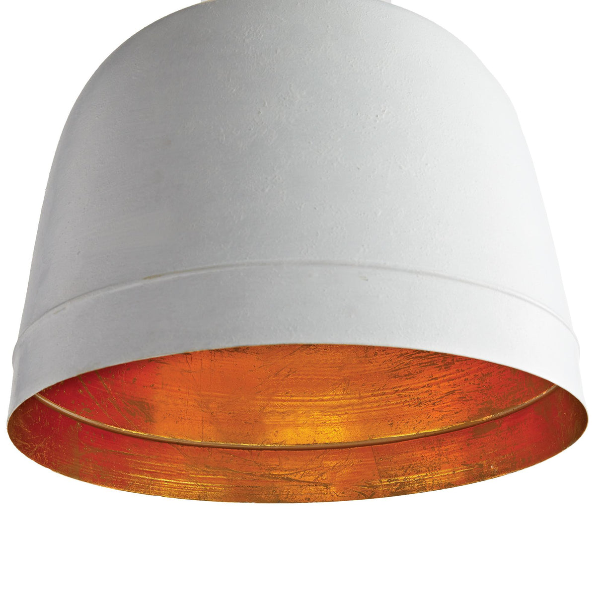 Napa White/Gold CLAUDETTE DOME PENDANT