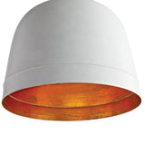 Napa White/Gold CLAUDETTE DOME PENDANT