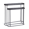 Napa Black ZIVA CONSOLE TABLES, SET OF 2