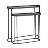 Napa Black ZIVA CONSOLE TABLES, SET OF 2