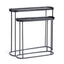 Napa Black ZIVA CONSOLE TABLES, SET OF 2