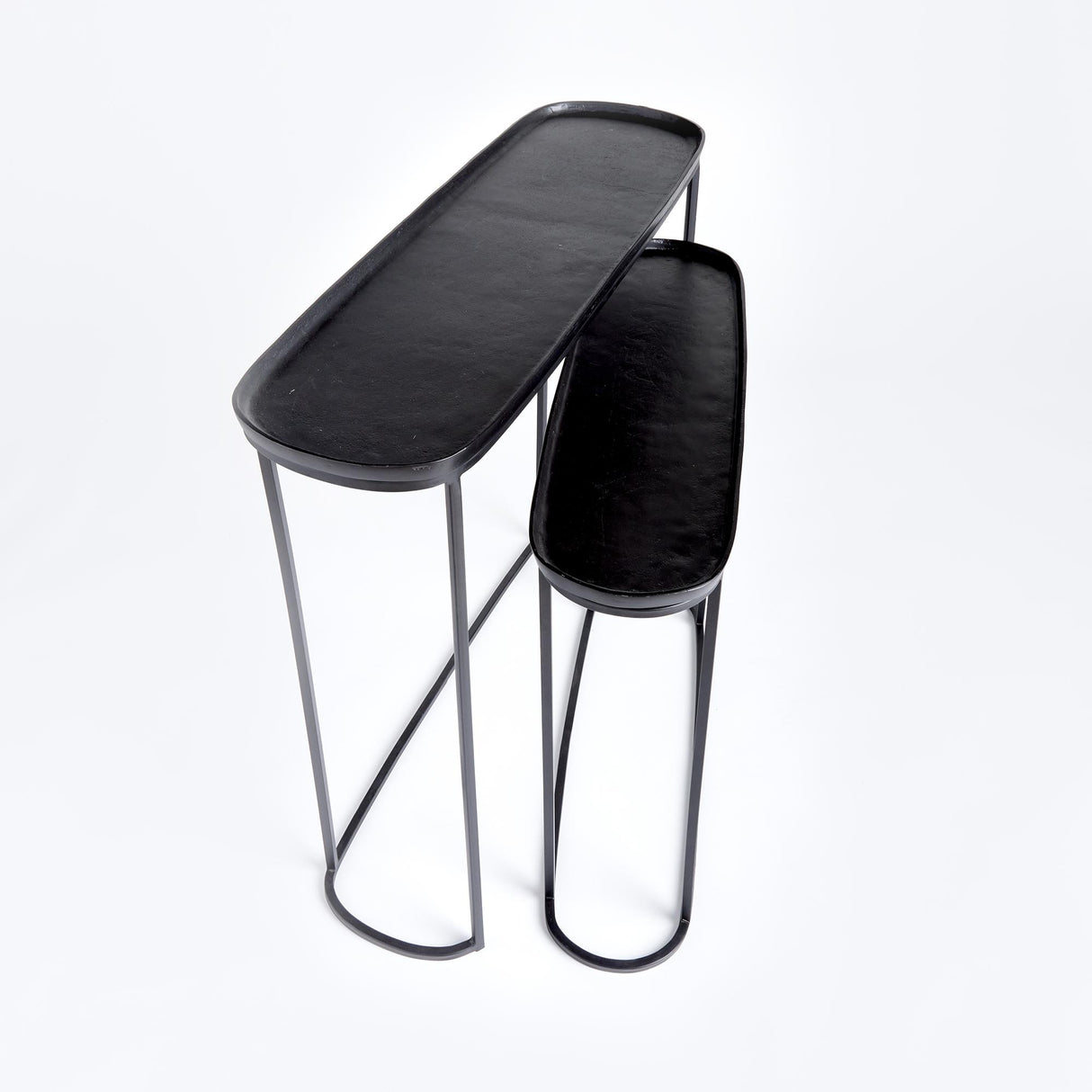 Napa Black ZIVA CONSOLE TABLES, SET OF 2