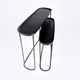 Napa Black ZIVA CONSOLE TABLES, SET OF 2