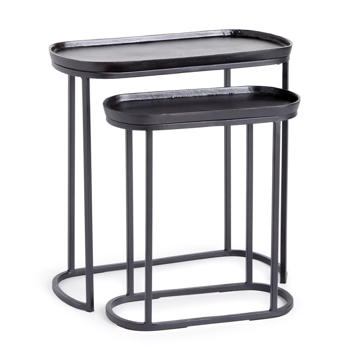 Napa Black ZIVA END TABLES, SET OF 2