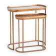 Napa Antique Brass ZIVA END TABLES, SET OF 2