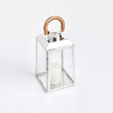 Napa Stainless Steel/Natural OCEANSIDE OUTDOOR LANTERN SMALL