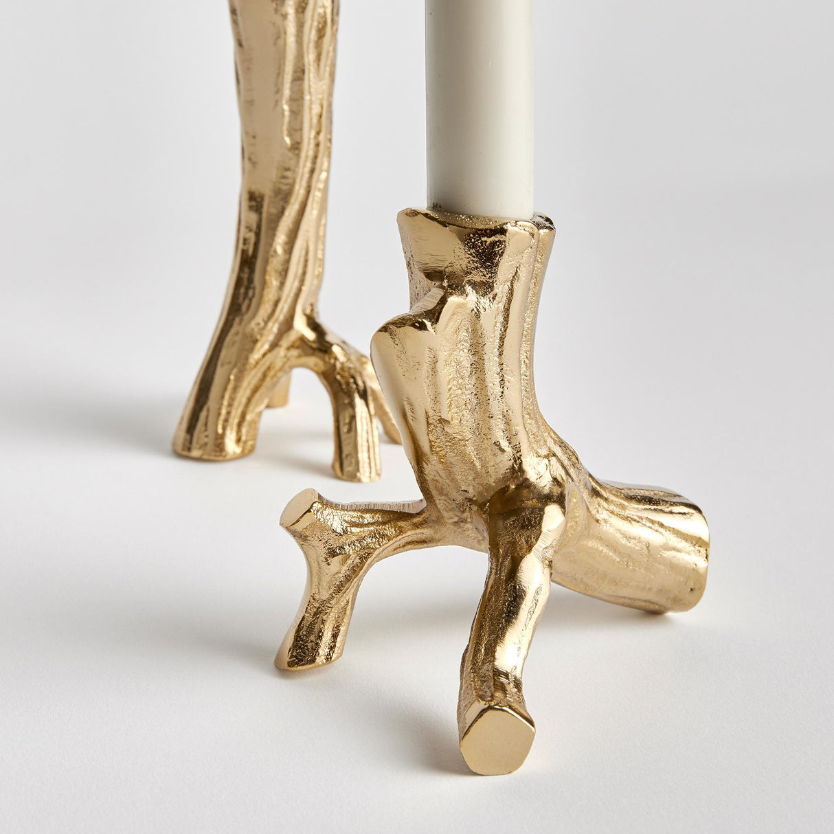 Napa Gold HYDE TAPER HOLDERS, SET OF 2