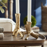 Napa Gold HYDE TAPER HOLDERS, SET OF 2