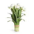 Napa White PEONY TULIP BUNDLE DROP-IN 23.5"