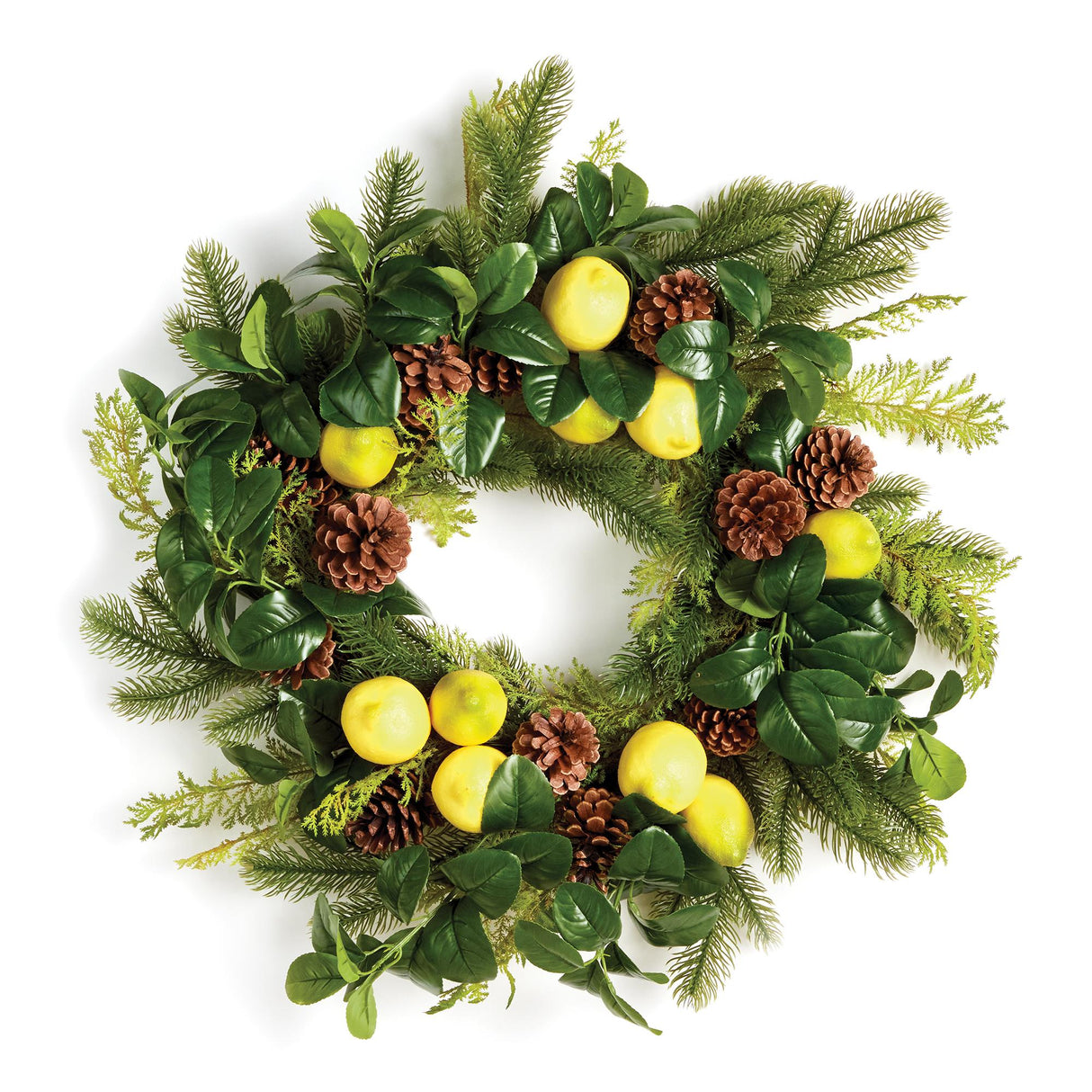 Napa  LEMON & MIXED BOTANICALS WREATH 26"