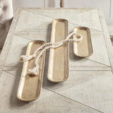 Napa Gold BLAIR DECORATIVE TRAYS, SET OF 3