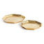 Napa Gold DEZI OCTAGONAL SERVING TRAYS, SET OF 2