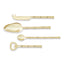 Napa Champagne Gold GROVE COCKTAIL ACCESSORIES, SET OF 4