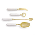 Napa White Marble/Gold ASTERIA COCKTAIL ACCESSORIES, SET OF 4