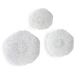 Napa Whitewash/Silver PACIFICA WALL ART, SET OF 3