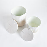 Napa Cream/Beige SANTOS STORAGE TABLES, SET OF 2