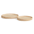 Napa Whitewash BARRI TRAYS, SET OF 2