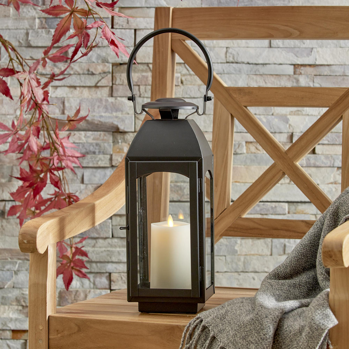 Napa Black ANTOINNE OUTDOOR LANTERN SMALL