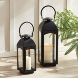 Napa Black ANTOINNE OUTDOOR LANTERN LARGE