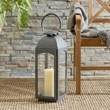 Napa Gray ANTOINNE OUTDOOR LANTERN LARGE
