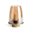 Napa Antique Brass/Bronze Luster Hammered Glass ORLI HURRICANE SMALL