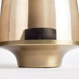 Napa Antique Brass/Bronze Luster Hammered Glass ORLI HURRICANE LARGE