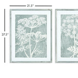 Napa  BLOOMING QUEEN ANNE'S LACE PRINTS, SET OF 2