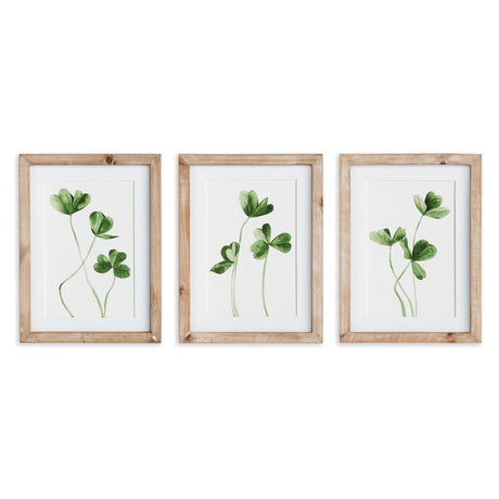 Napa Includes mat CLOVER CUTTINGS PETITE PRINTS, SET OF 3