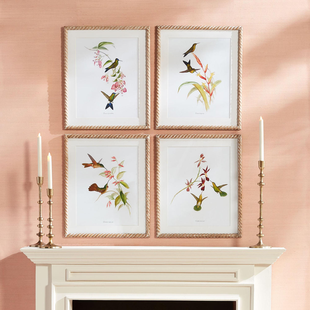 Napa  PLAYFUL HUMMINGBIRD PRINTS, SET OF 4