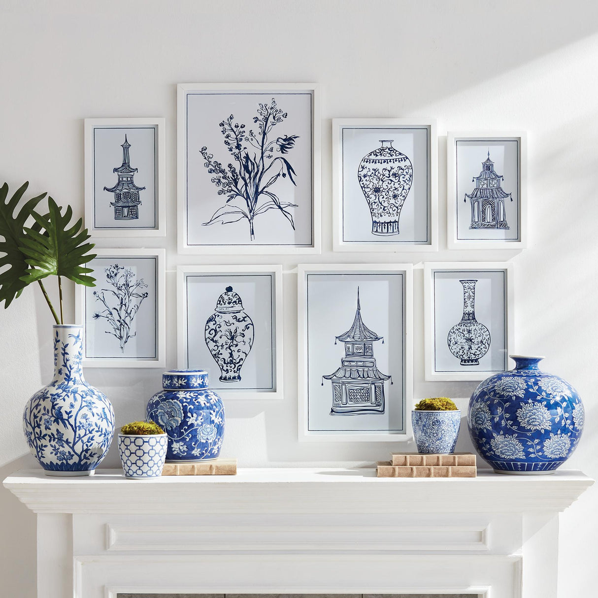 Napa  CHINOISERIE GALLERY, SET OF 8