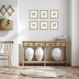Napa Rattanwrapped frames SONGBIRD PETITE PRINTS, SET OF 6