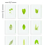 Napa Includes mat GREEN LEAF PETITE PRINTS, SET OF 9