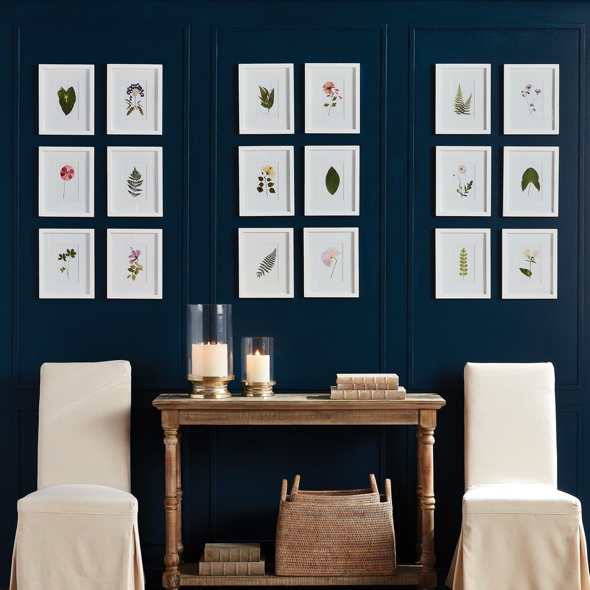 Napa Includes mat MOUNTAIN FLOWER PETITE PRINTS, SET OF 9