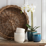 Napa Gray ELOISE ROUND TRAYS, SET OF 2