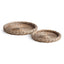 Napa Gray ELOISE ROUND TRAYS, SET OF 2